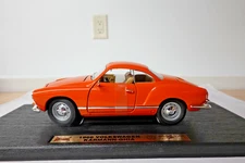 Yat Ming 92198 1966 Volkswagen KARMANN-GHIA Orange Road Legends 1:18 Scale