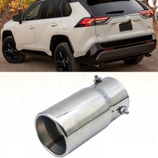 For Toyota Avanza RAV4 1.5" to 2.7" Exhaust Pipe Tip Rear Tail Throat Muffler