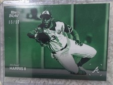 Topps Black & White 2025 Michael Harris II #085 Green 5/99 Atlanta Braves
