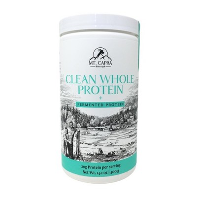 Mt. Capra Clean Whole Protein + Fermented Protein | Easy to Digest Whey and C...