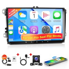 Per VW Tiguan 5N Golf Plus DAB+ 6+128G 8core Carplay autoradio navigatore GPS 2 DIN FM