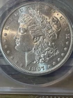 1897-S Morgan Silver Dollar Anacs AU58 90% Fine Silver