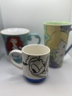 Disney Mug Bundle Donald Duck Tinker Bell Merida Brave Ceramic Coffee Cups Lot 3 — photo 1