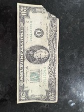 Rare Collectible 1981 Series 20 Dollar Bill One Dollar Bill Has A Little Flaw On