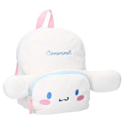 Cinnamoroll Rucksack Fluffy Festival   Weißer Plüschrucksack für Kinder