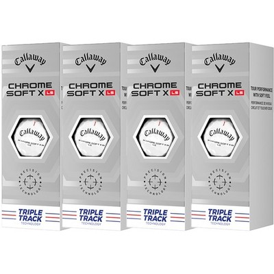 NEW Callaway Chrome Soft X LS Triple Track Sleeved Golf Balls - Pick Quantity!