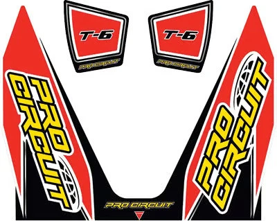 Pegatinas silenciadoras de repuesto Pro Circuit DC14T6 T-6 794-9047 Foto 2 de 4