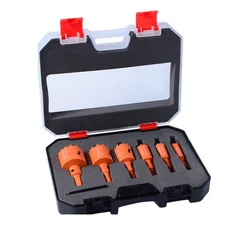 BiMetal Hole Cutter Set for Wood Metal PVC Multi Size Drilling Kit HSS