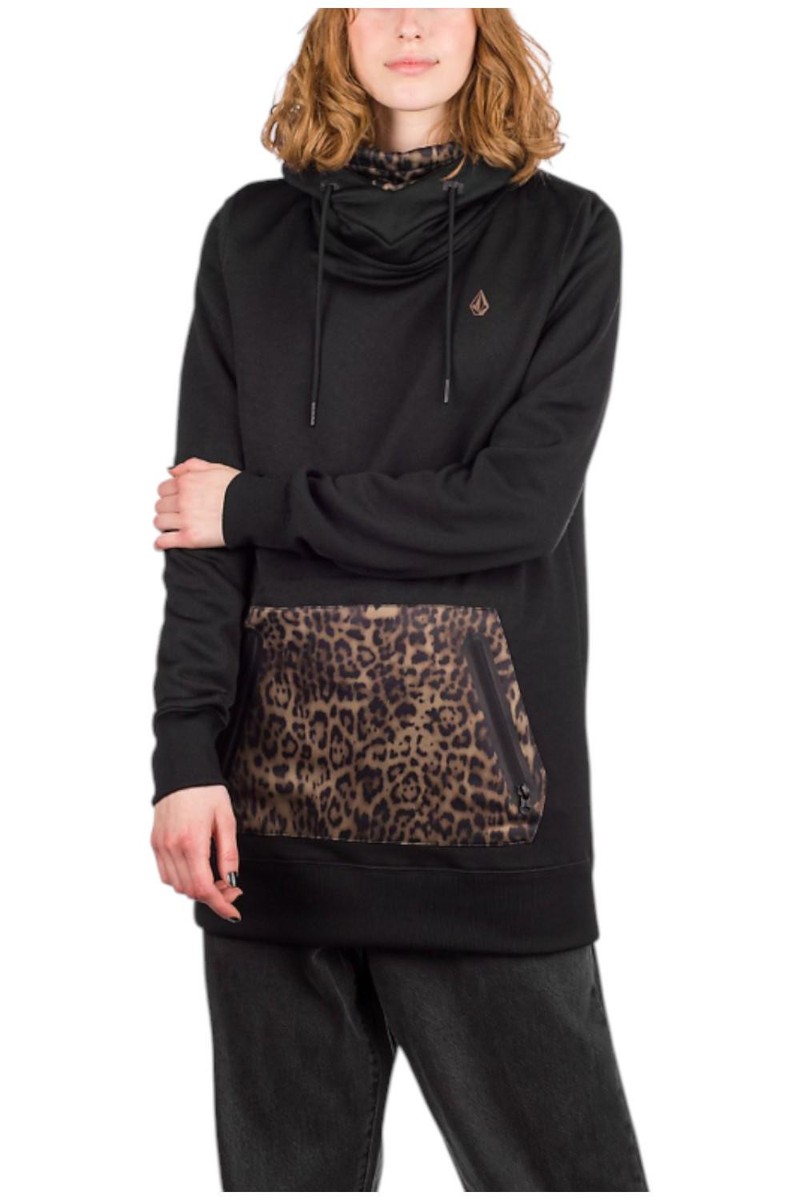 ボルコム Volcom スノー Spring Shred Hoodie レディース パーカー スウェット Black Volcom Women's Spring Shred Hoody Pullover Sweatshirt Black