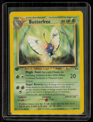 Butterfree Neo Discovery 19/75 1st Edition Regular Rare
