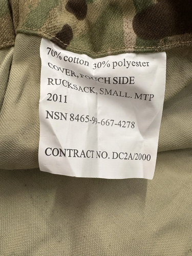British Army MTP Camouflage Rucksack Backpack Waterproof Cover Small or Large - Picture 3 of 6
