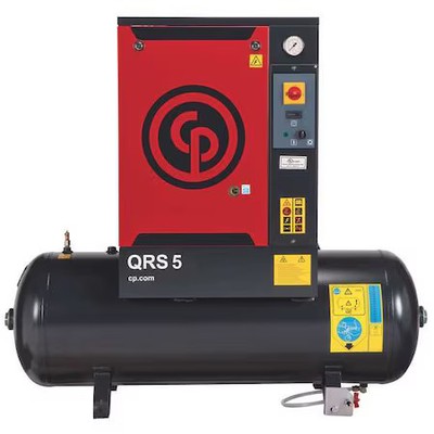 Chicago Pneumatic Qrs 5 Hp Rotary Screw Air Compressor, 5Hp, 1Ph
