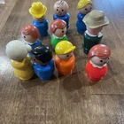 Fisher Price -Little People-Lot Of 10 Vintage Fisher-Price Little People Figures