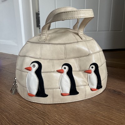 Seltene Vintage Iglu Art sehr einzigartiges Sammlerstück kleine Tasche  