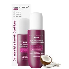 Crema acondicionador sin enjuague Bare Anatomy Curl-Boosting | Consigue rizos 2X Frizz 140gm