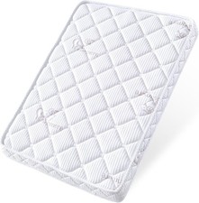 Pack Play Mattress 38" x 26"- Premium Knitted Fabric Safety Reinforced Play