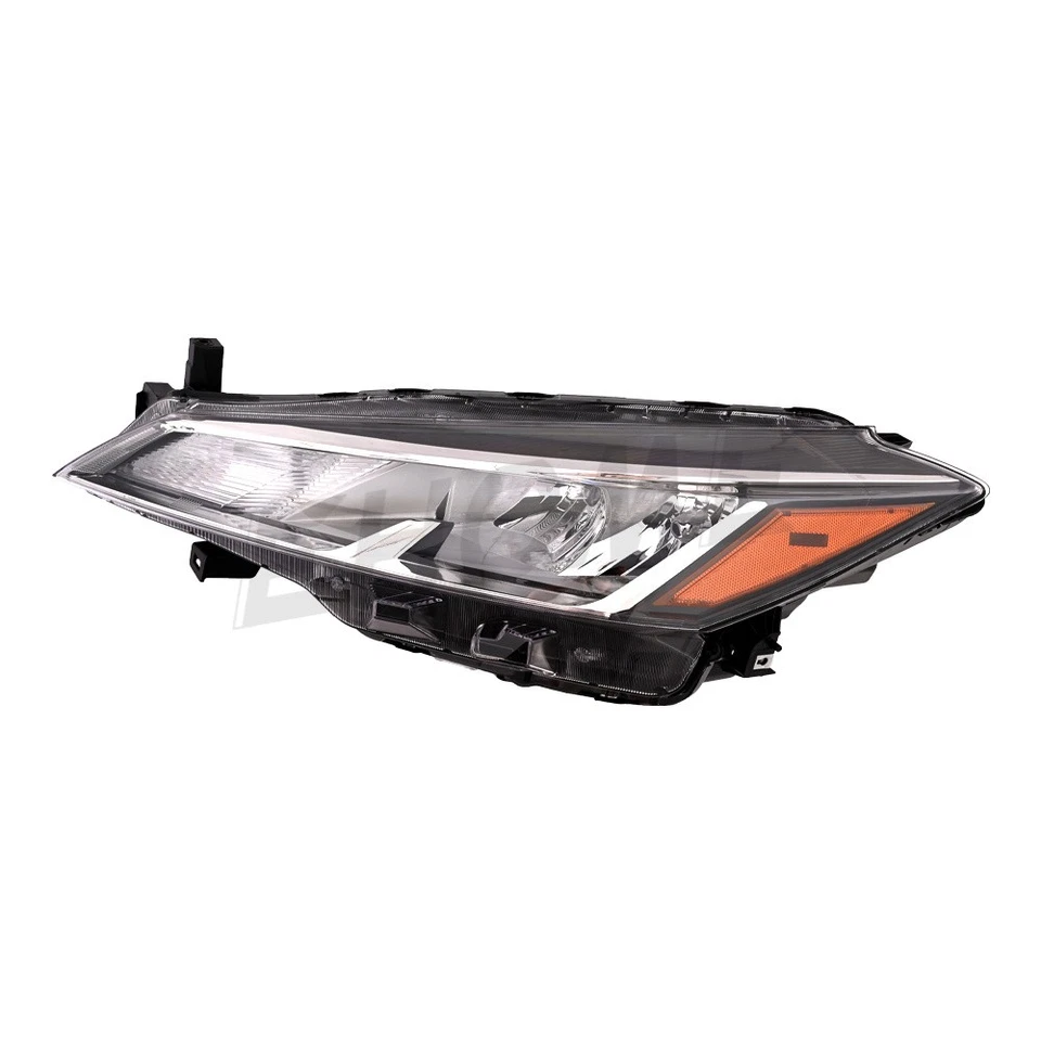 Halogen Headlight for 2021 2022 23 Nissan Kicks Left Driver Side Chrome Housing - Image 2 of 4