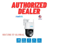 Reolink 2K 4MP Dual-lens Auto-Zoom Tracking Dual View 4G PTZ Security Camera