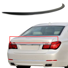 2026 Spoiler passend f�r BMW 7er 740i 750i 760i, SCHWARZ Glanz Hecklippe Rear Sp