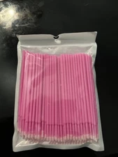 100 PCS Disposable Micro Brush Swab Applicators Eyelash Extension Mascara Wands