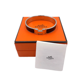 Auténtico Brazalete Hermes Click H SV Negro con Caja BA020126