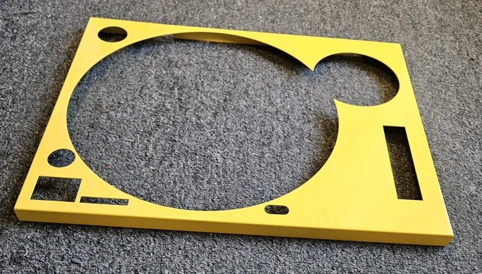 Capa frontal Technics AMARELA para toca-discos SL1200MK2/SL1210MK2 - Imagem 4 de 4