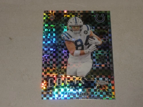 2025 Topps Chrome 1975 Topps Xfractor #15 Tyler Warren Rookie RC B