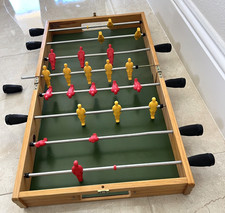 Estrela VTG Foosball Soccer Game Made In Brazil Portable Tabletop Foosball Table