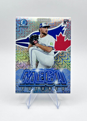 Trey Yesavage RC Mojo Refractor Mega Futures SP 2026 Bowman Blue Jays #MF-3