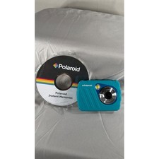 Polaroid Digital Camera Teal Blue with Silicone Case and Software Disc 0010718