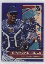 2022 Panini Donruss Diamond Kings Holo Purple Salvador Perez #9 1pi0