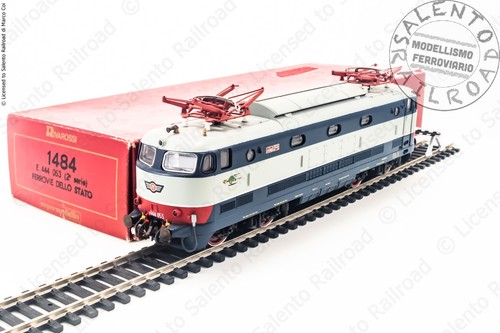 RIVAROSSI 1484 - H0 - Locomotiva elettrica FS E 444 053, livrea di origine, ep. | Condition: Usato