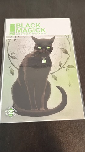 Image Comics Black Magick Issue 9 Greg Rucka Nicola Scott Black Cat Cover 25th