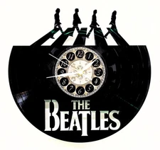 THE BEATLES | Abby Road | Vinyl Record Clock | Wall Art Gift | FREE SHIPPING