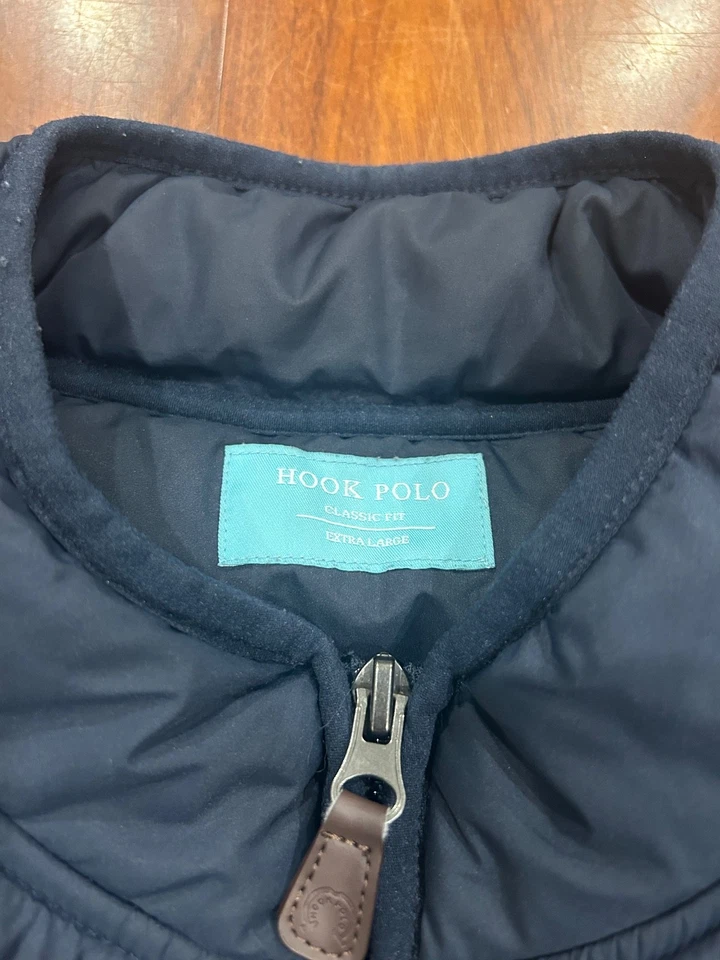 Chaleco acolchado Hook Polo para hombre, talla XL, azul marino, Ralph Lauren, Casablanca Foto 3 de 4
