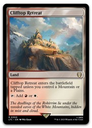 Clifftop Retreat (300/626) - Commander: The Lord of the Rings: Tales of Middle-earth