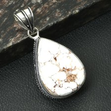 Wild Horse Jasper Gemstone Ethnic Antique Design Pendant Jewelry 2.2