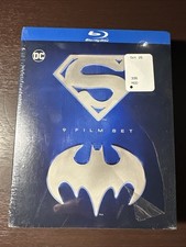DC Superman & Batman 9 Film Set Blu-ray Collection + Slip Cover New and Sealed