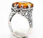 8CT  Citrine 925 Sterling Silver Vintage Style Ring Jewelry Sz 8  — photo 3