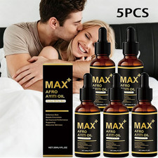 5Pcs Max Afro Ayiti Oil Herbal Oil for Man Enhances Male Boosts Circulation