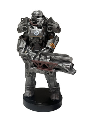Fallout Brotherhood Of Steel T60 Power Armor Figure With Gatling Gun. Damaged