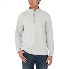 Kirkland Signature Men’s Half Zip – Comfort, Style & Everyday Performance GRAY L
