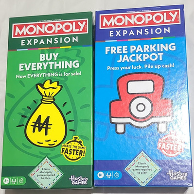 Hasbro Games Monopoly Expansion Buy Everything & Free Parking Jackpot