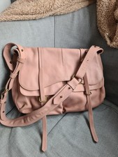 RADLEY Grosvenor  Leather Shoulder Bag Dusky Pink Large 