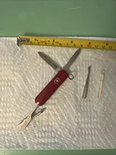 Victorinox Swiss Army Knife With Tooth Pick And Tweezers