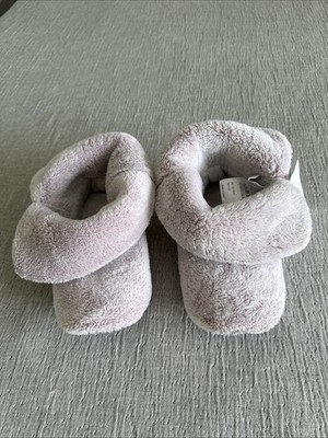 New Restoration Hardware HEATHERED PLUSH KIDS' BOOTIES Dusty Rose Sz XL