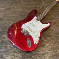 PRO Session ST Model Electric Guitar Used Maple Neck Candy Apple Red