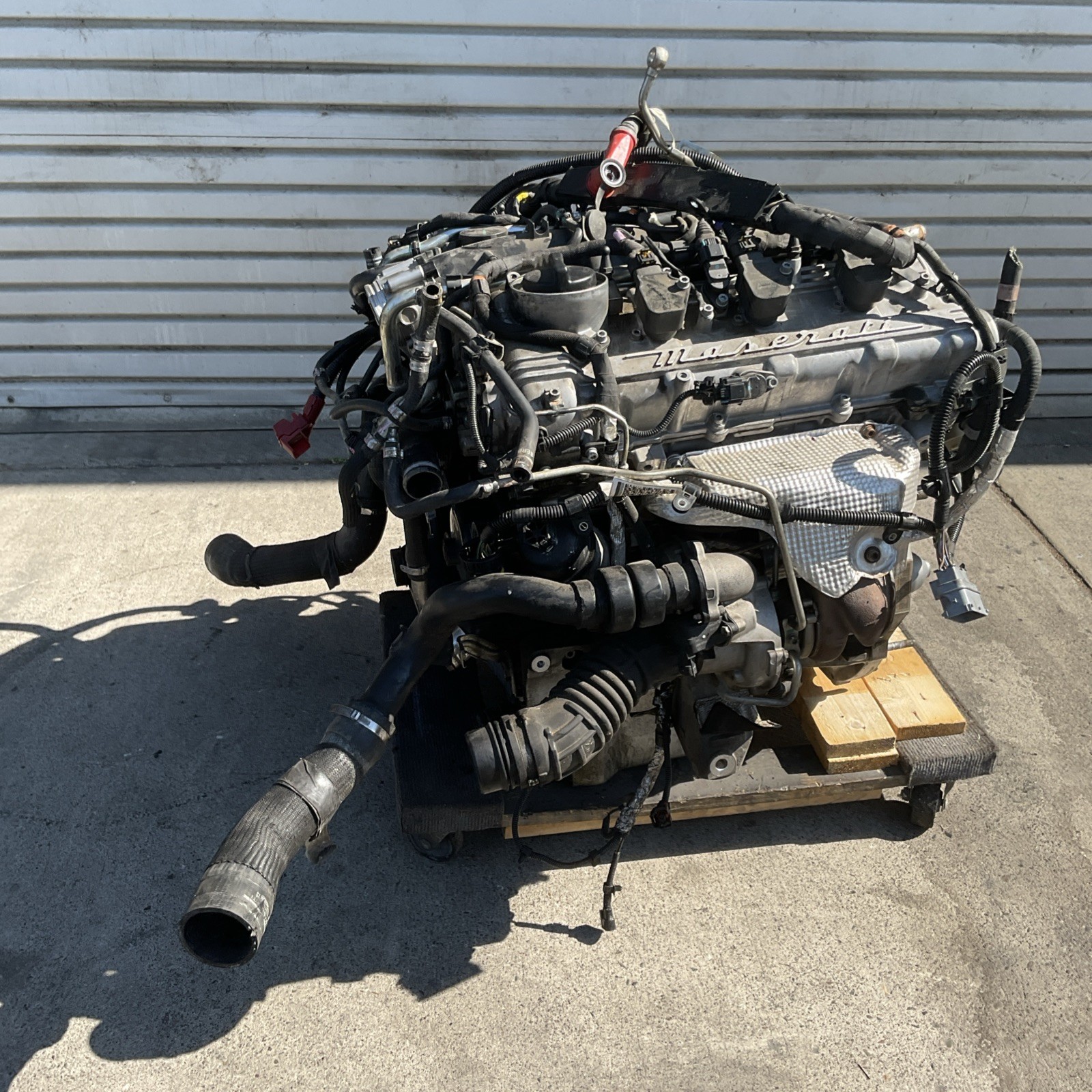 14-24 Maserati Ghibli 3.0l Rwd Twin Turbo Engine Motor Long Block Assy Oem
