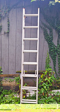 Louisville 16 ft Aluminum Extension Ladder for Home & Jobsite Use