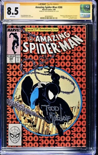 Amazing Spider-Man 300 CGCSS 1988 Signed by Todd McFarlane ASM CGC 8.5